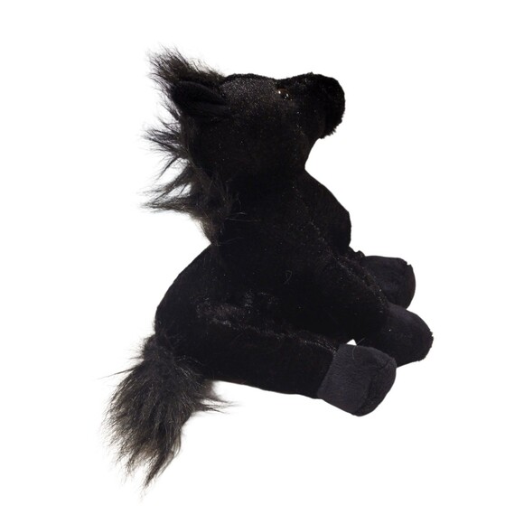 Ganz Black Stallion Webkinz Stuffed Animal Plush Toy Horse Pony 9" - Picture 2 of 7